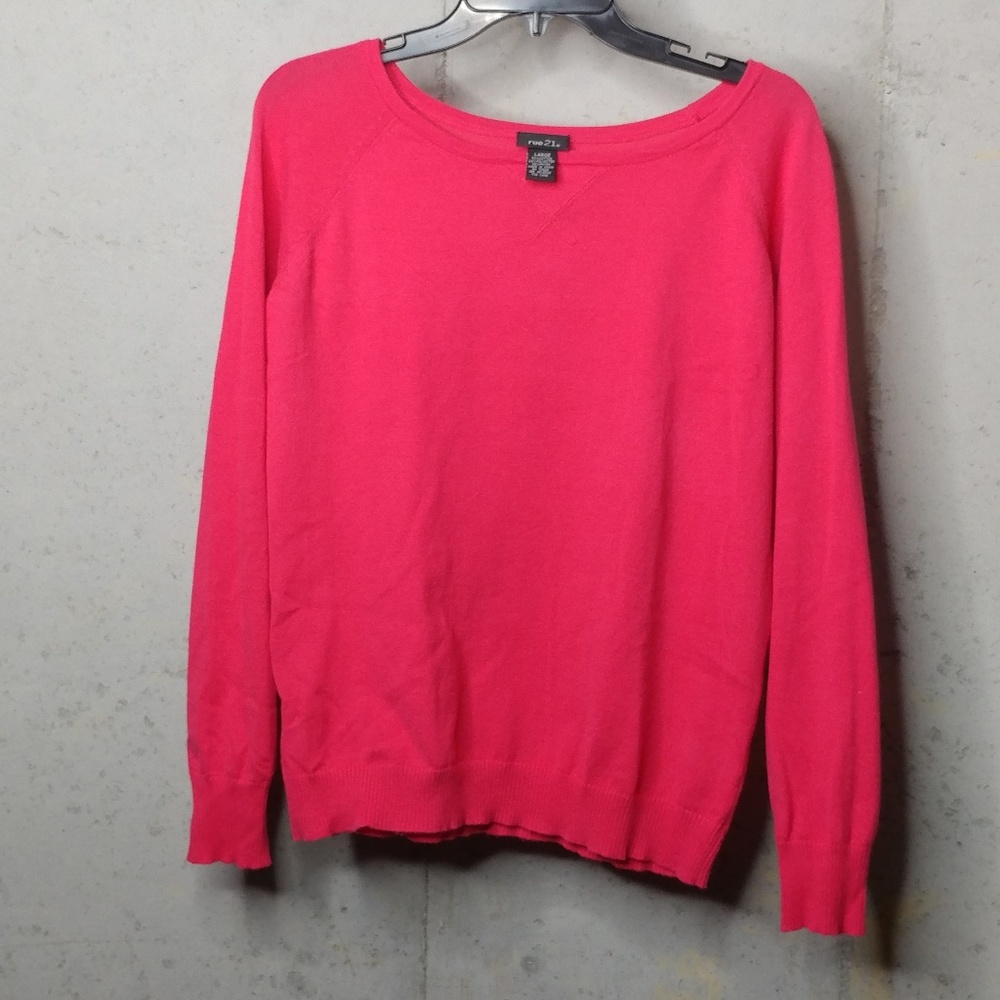 Rue 21 | Pink Long Sleeve Sweater